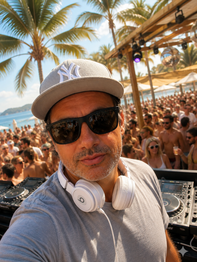 Louis Garcia DJ live an open-air event